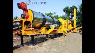 Asphalt Drum Mix Type Hot Mix Plant Model DM-60 Capacity (90/120 TPH) Video