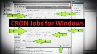 Trigger CRON Jobs for Windows Server/Elgg, XP 7 8 10 2012 2016 Setup Tutorial