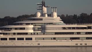 Megayacht SCHEHERAZADE (Project name LIGHTNING) on sea trails (video #2)