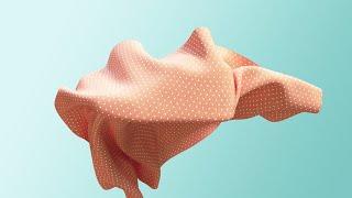 flying cloth Houdini & cinema 4d