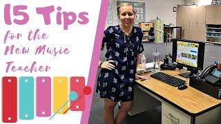 New Music Teacher Tips