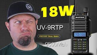 Baofeng UV-9R TP 18-watt Power Testing | UV9R Plus HT