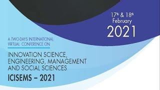 International Virtual Conference on "ICISEMS -2021 "  inauguration