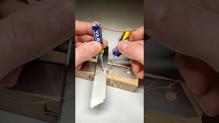 How to Weld Thin Sheet Metal (0.5mm)with Two Batteries! 