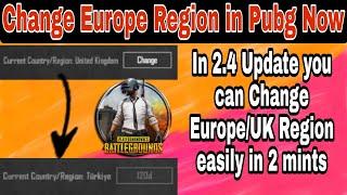 How To Change Country/Region In Pubg Mobile 2023 | Change UK Region In Pubg | #pubgmobile