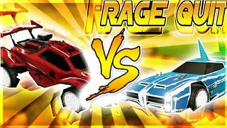 I RAGED QUIT BECAUSE I LOST OCTANE VS DOMINUS ON ROCKET LEAGUE!!