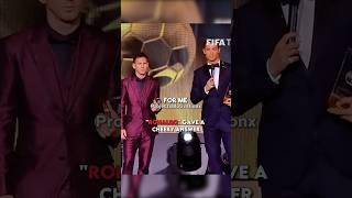 Messi Said This In Front Of Cristiano Ronaldo! #shorts