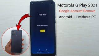 Motorola g play 2021 Google Account Remove || Moto G Play 2021 (XT2093) Android 11