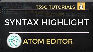 Syntax Highlighting Guide for Atom Editor