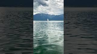 Mismerazing lake Leman views from Vevey port  #switzerland #leman #lakegeneva