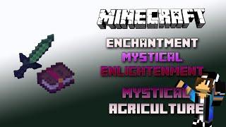 Enchantment Mystical Enlightenment 🪴 Minecraft Mystical Agriculture Tutorial 🪴 English 🪴