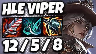 Ashe vs Jhin ADC [ HLE Viper ] Patch 14.19 Ranked Korea 