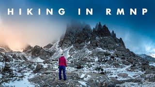 HIKING TO SKY POND & THE SHARKSTOOTH IN THE MIDDLE OF WINTER