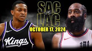 Los Angeles Clippers vs Sacramento Kings Full Game Highlights - October 17  | 2024-25 NBA Pre Season