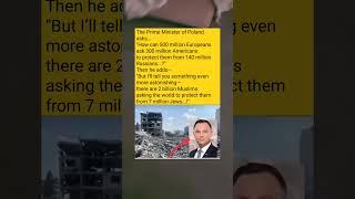 Polish PM Drops TRUTH BOMB on Europe & Israel! '2 Billion vs 7 Million...?