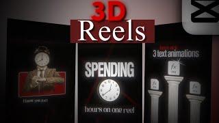 How To EDIT 3D USING CAPCUT | EASIEST METHOD FOR BEGINNERS