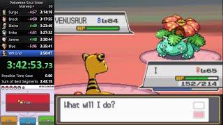 Pokemon Soul Silver Mareep+ Speedrun in 3:44:54 [World Record]