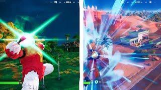 DEKU'S SMASH VS KAMEHAMEHA (Mythic weapon comparison) Fortnite