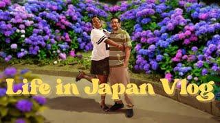 LIVING IN JAPAN VLOG| Life in Japan, $100 SHOPPING CHALLENGE, FLOWER DATE NIGHT, COZY LIVING, 51