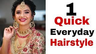 1 Quick everyday hairstyle - easy hairstyle for girls | new hairstyle | Tutorial video