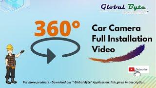 How to Install 360°(Bird View) Car Camera | Global Byte