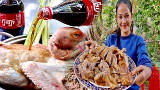 How To Prepare Roasted Duck And Coca-cola | Thyda Cooking TV|