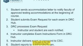 For Instructors: Full DRC Testing Process Description