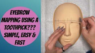 HOW TO DO EYEBROW MAPPING SIMPLE, EASY AND FAST!