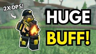 THE GOLDEN SOLDIER GOT AN INSANE BUFF! | HOW GOOD IS IT? - Tower Defense Simulator (UPDATE)