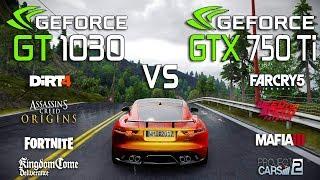 GT 1030 vs GTX 750 Ti Test in 8 New Games