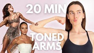 20 MIN TONED ARMS WORKOUT | Home Workout | Dumbbell | Arms & Shoulders | Upper Body