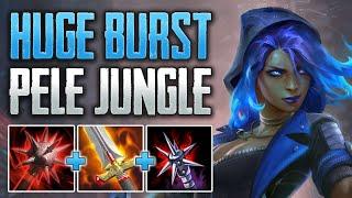 HER BURST DAMAGE IS BROKEN! Pele Jungle Gameplay (SMITE Ranked Conquest)