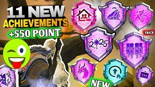  Top 11 New Achievements is Here (+550 Points) Party Creator, Harvest Expert, NEW BGMI Achievements