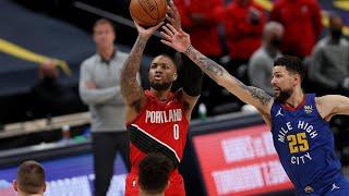 Lillard 55 Pts Forces 2 OTs NBA Record 12 3s! Game 5 vs Nuggets! 2021 NBA Playoffs