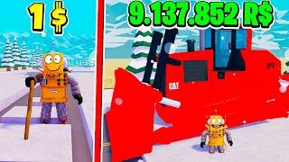 КУПИЛ САМУЮ КРУТУЮ В МИРЕ МАШИНУ ДЛЯ УБОРКИ СНЕГА! ROBLOX Snow Plow Simulator