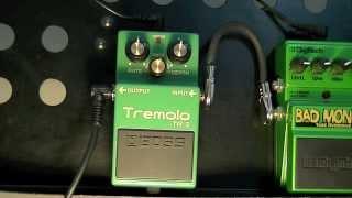 Boss Tremolo TR-2 Demo (Clean and Dirty)