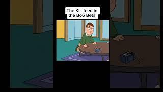 The kill feed in BO6 Beta