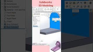 SolidWorks 3D Modeling #solidworks #cadcam  #cadcamsolidworks #solidworkstutorial #solidworks3d