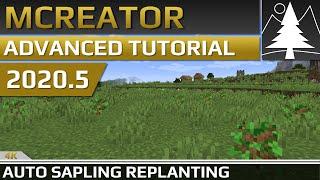 MCreator: Auto Sapling Replanting | Tutorial 2020.5