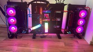 Thermaltake Core P7 Build -  RAMPAGE VI EXTREME OMEGA  2080 TI 7980xe