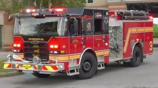 Framingham, MA Fire Department *BRAND NEW* Engine 3 & Brewster Ambulance 3 Responding