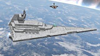 Servator Star Destroyer vs Imperial Star Destroyer - Star Wars: Empire At War Remake NPC Battle