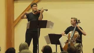 Ravel Sonata for Violin and Cello (1922), Brian Hong & Coleman Itzkoff