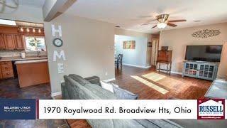 HOUSE FOR SALE: 1970 Royalwood Rd. Broadview Heights, Ohio - TAKE A LOOK!