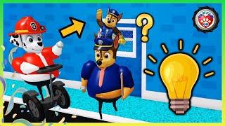 Paw Patrol Roblox Chase Mission - Escape From the Crazy School 汪汪隊立大功越獄瘋狂的學校 - 機器方塊