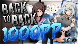 osu! BACK TO BACK 1000pp on 10⭐️HOT N' COLD | WhiteCat