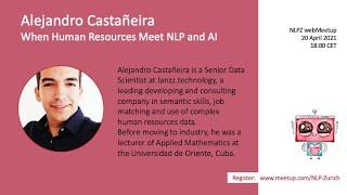 Alejandro Castañeira (Principal Data Scientist): When Human Resources meet NLP and AI