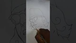 Respected Kazi Nazrul Islam#special #short #drawing #video #kazinazrulislam #art #drowing #status