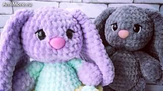 Амигуруми: схема Плюшевый зайчик. Игрушки вязаные крючком - Free crochet patterns.