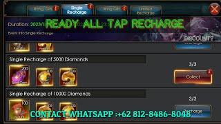 AGAIN!! READY RECHARGE DIAMOND ALL TAP ! LEGACY OF DISCORD